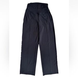 Lululemon Athletica Women’s Sz 6 Black High-Rise Wide-Leg Pants 34”